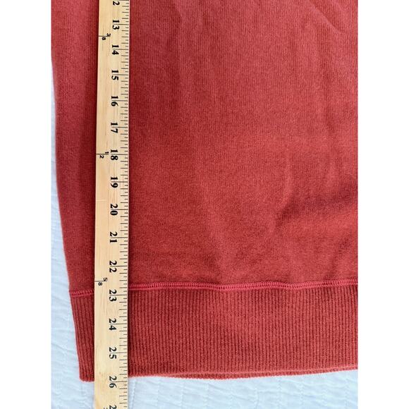 AE77 Sweater Women's Medium Rust 100% Cashmere Crewneck A. Eagle NWT - Picture 7 of 8
